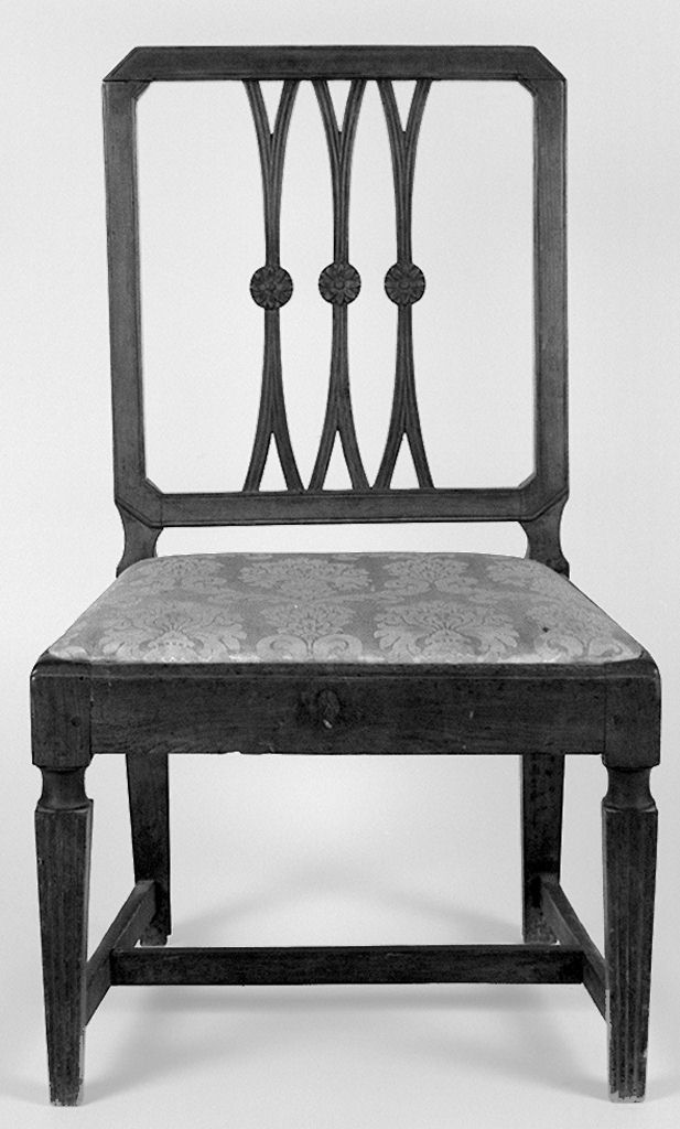 sedia - bottega toscana (primo quarto sec. XIX)