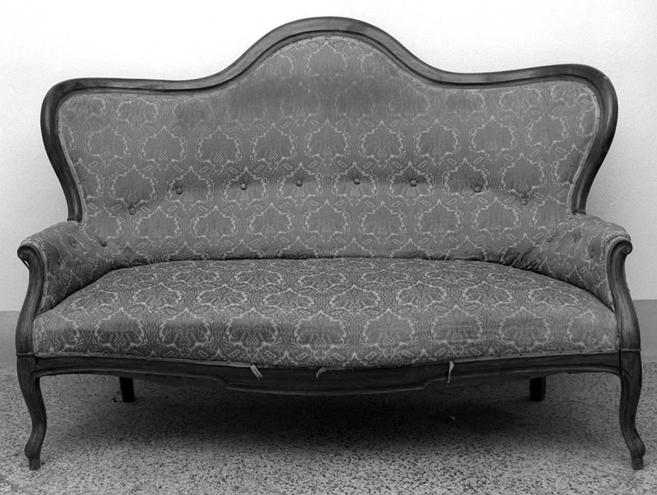 divano - bottega toscana (seconda metà sec. XIX)