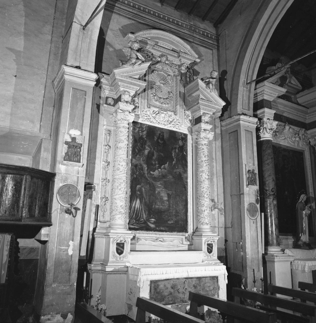 altare, elemento d'insieme - bottega toscana (sec. XVII)
