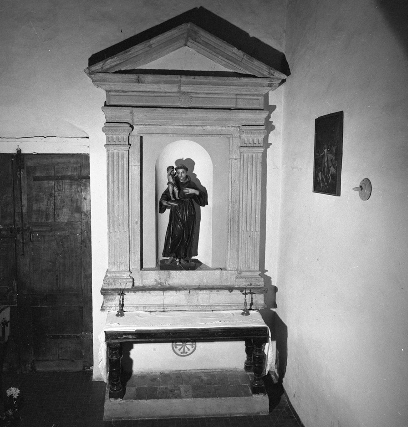 mensa d'altare, elemento d'insieme - bottega toscana (sec. XVI)