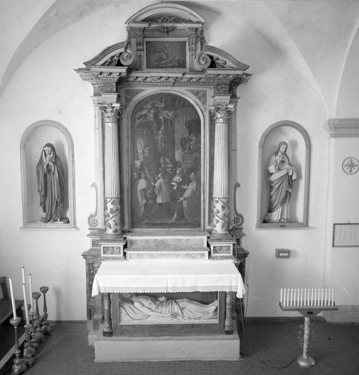 altare - bottega senese (sec. XVII)