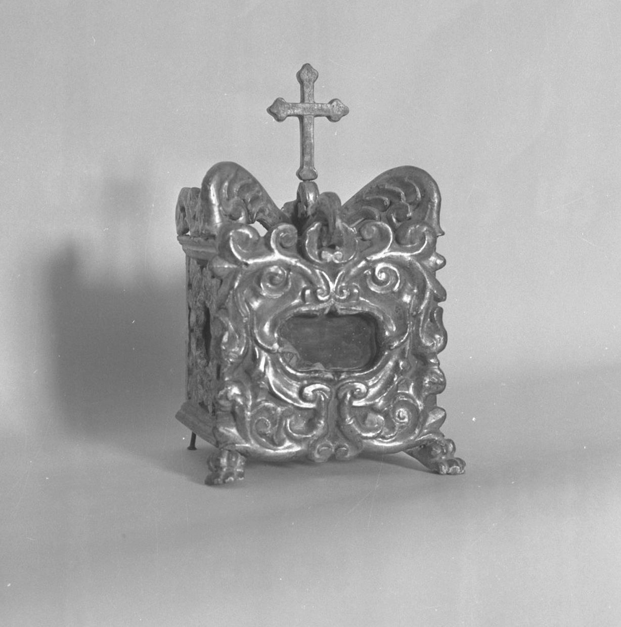 reliquiario a teca - a cofanetto - bottega toscana (sec. XVIII)