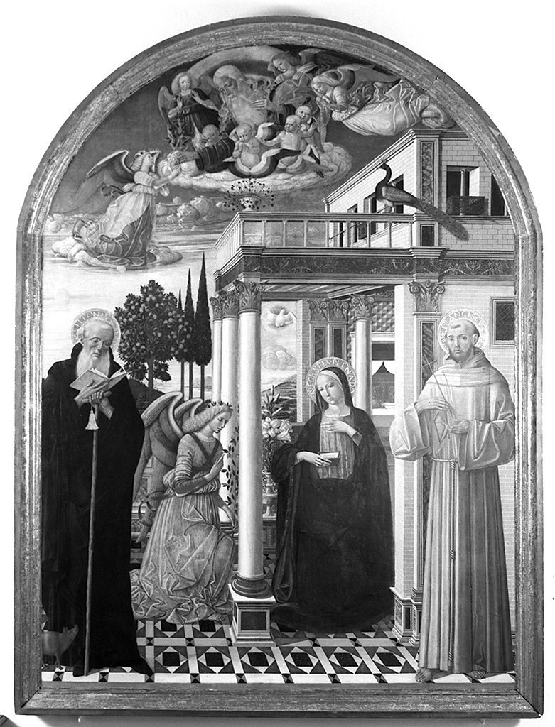 Sant'Antonio Abate (dipinto) di Girolamo di Benvenuto detto Girolamo del Guasta (fine sec. XV)