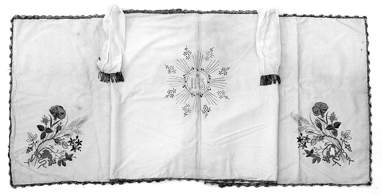 velo omerale - manifattura italiana (secc. XIX/ XX)