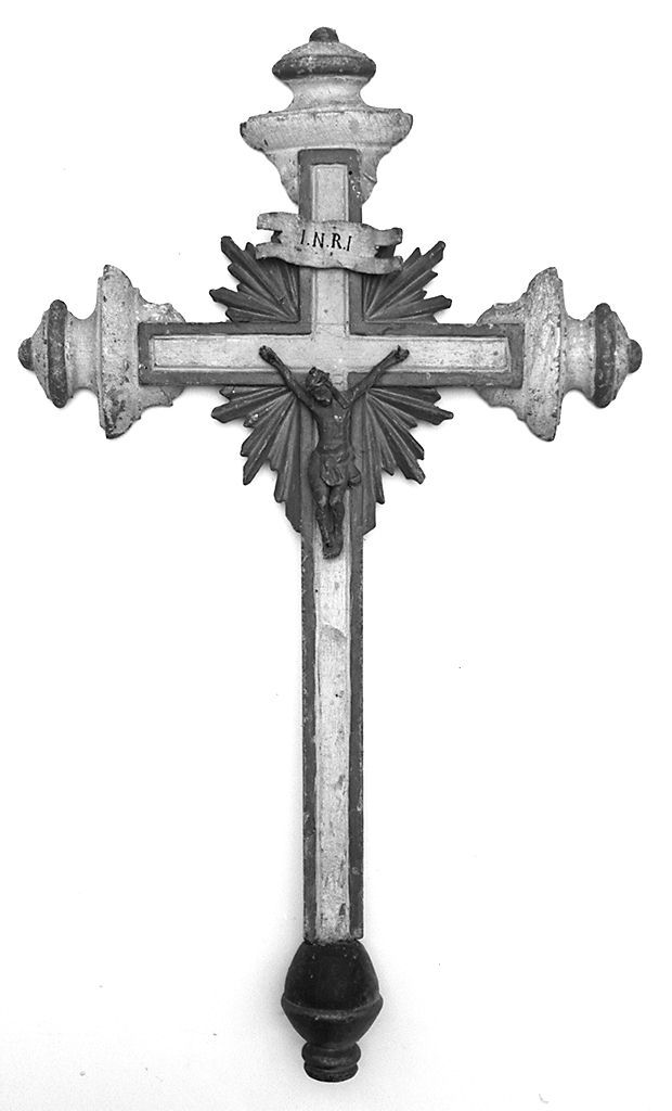 Cristo crocifisso (croce d'altare, frammento) - bottega toscana (secc. XVIII/ XIX)