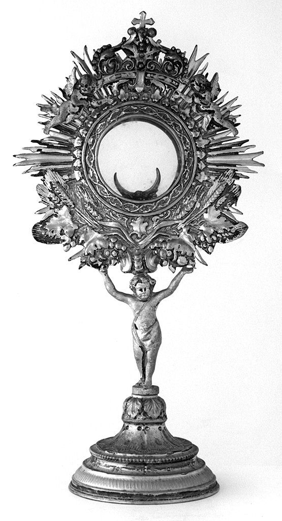 ostensorio - a raggiera - bottega toscana (sec. XIX)