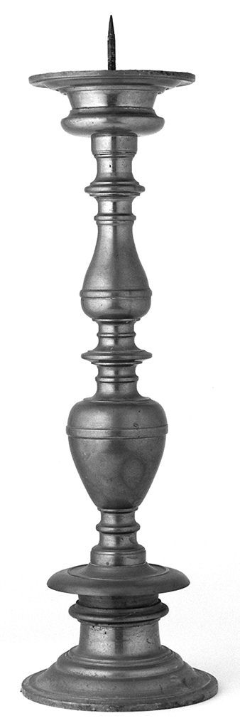 candeliere d'altare, serie - bottega toscana (seconda metà sec. XVII)