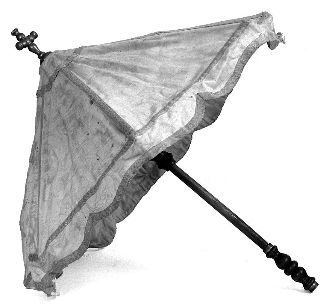 motivi decorativi vegetali (ombrellino processionale) - manifattura italiana (sec. XIX)