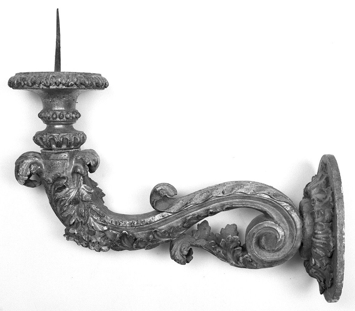 candeliere da parete, serie - bottega toscana (secc. XVIII/ XIX)