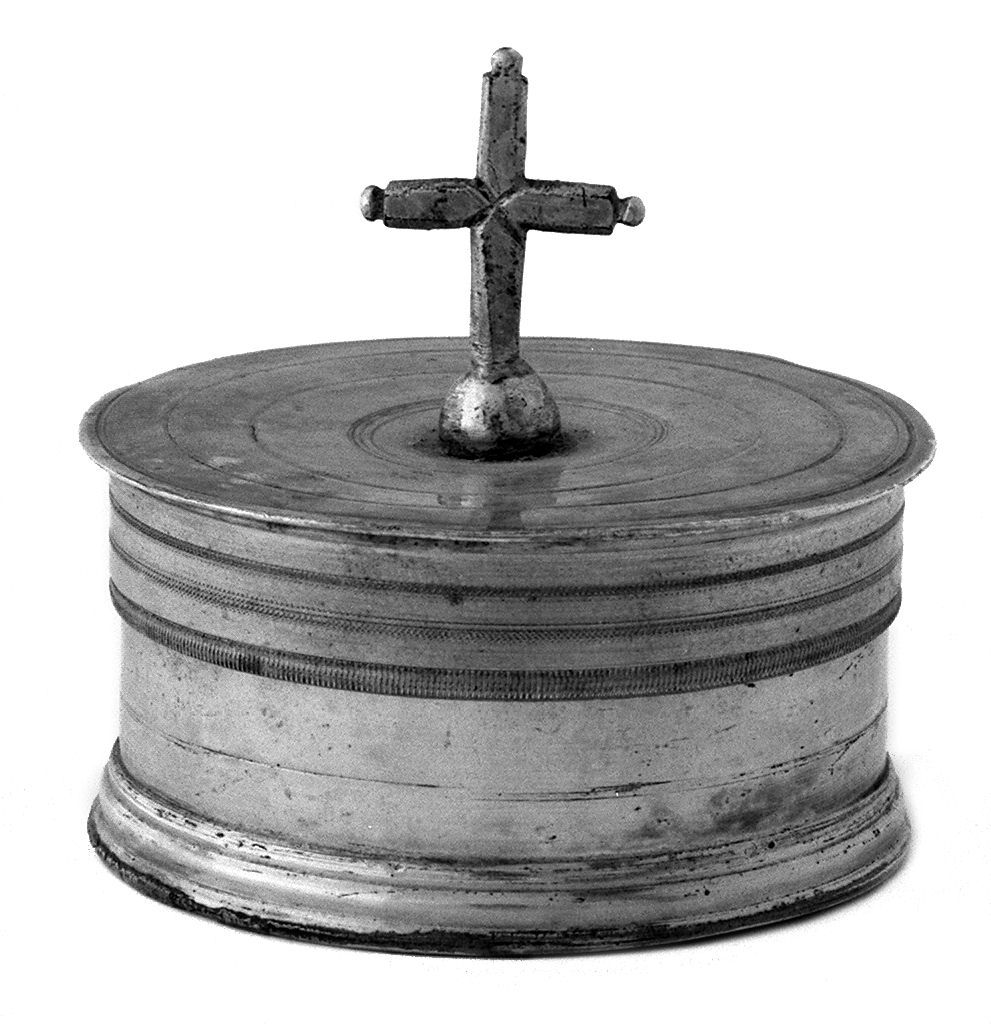 pisside da viatico - bottega toscana (seconda metà sec. XIX)