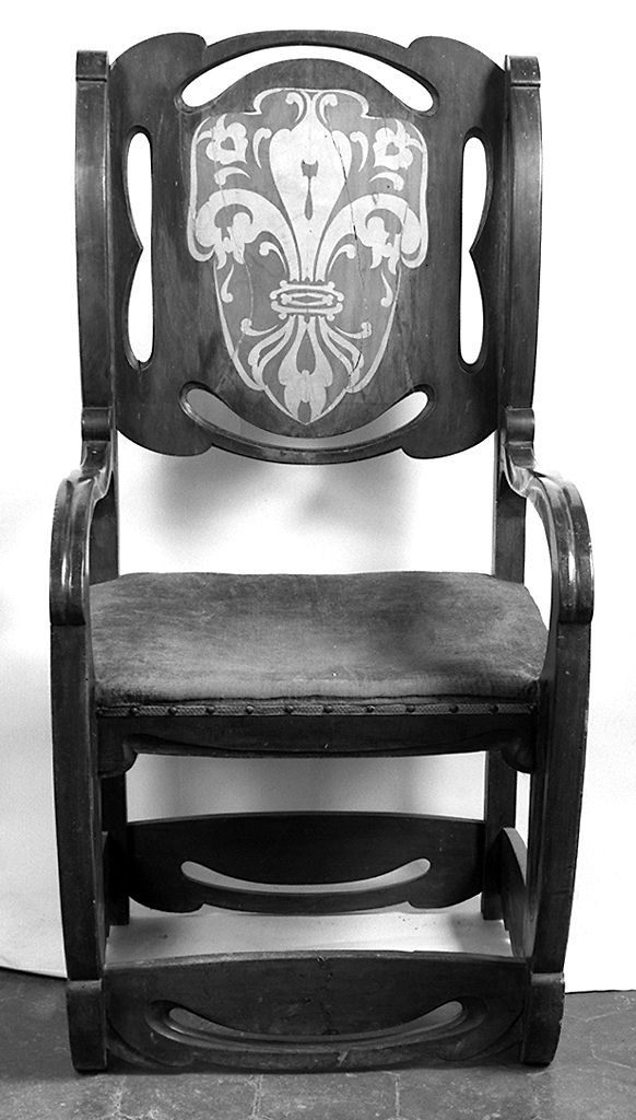 seggiolone - bottega toscana (sec. XX)