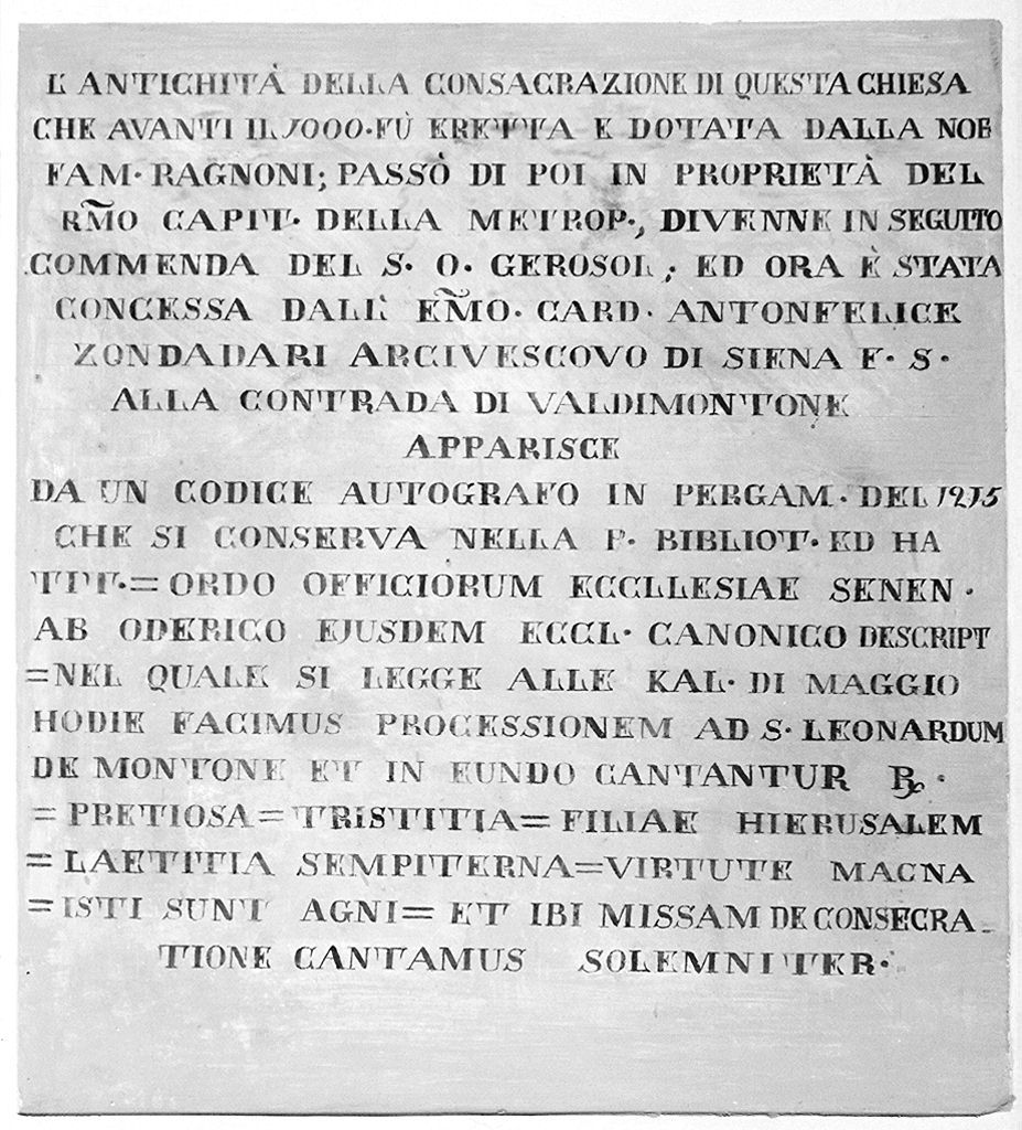 lapide commemorativa - bottega senese (sec. XIX)