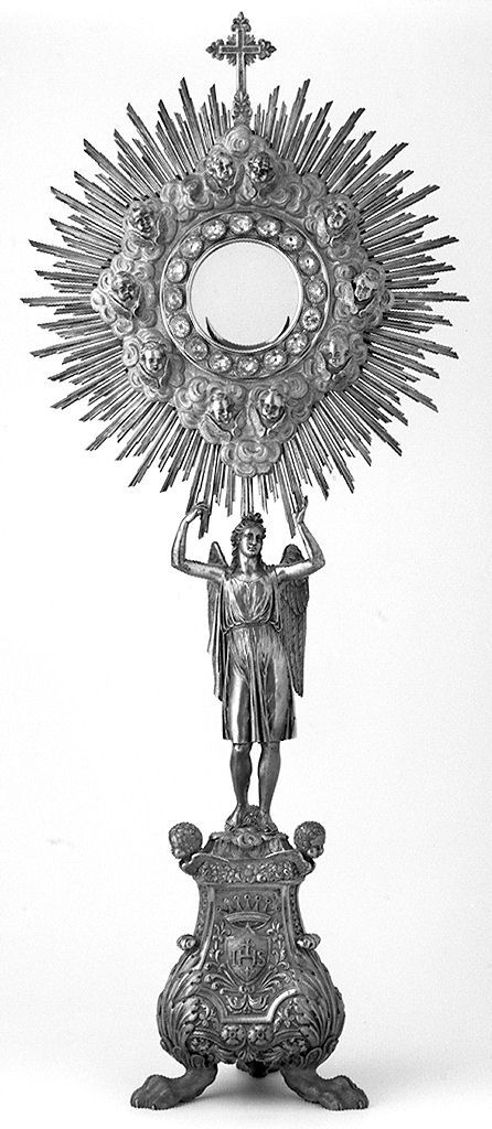 ostensorio - a raggiera di Borgognoni Francesco, Stanghellini Narciso, Poggiolesi Giuseppe, Cappelletti Antonio (sec. XIX)