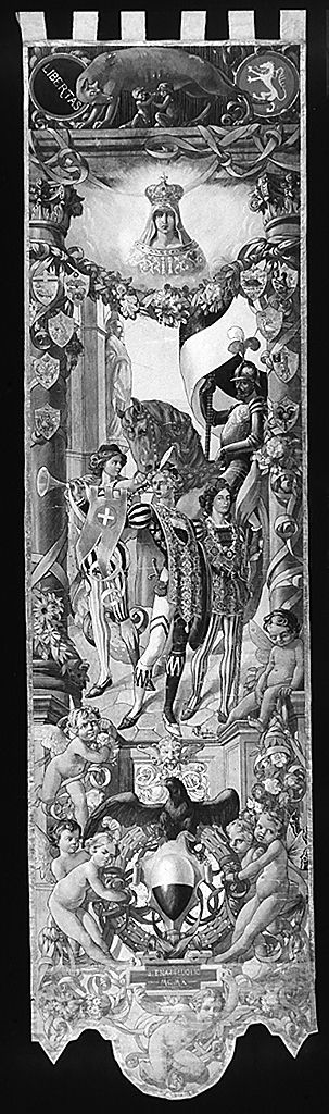 Madonna di Provenzano (palio) di Piantini Aldo (sec. XX)