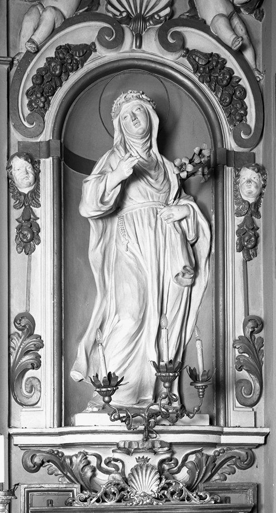 Santa Caterina da Siena (statua, elemento d'insieme) di Franchini Jacopo (sec. XVIII)