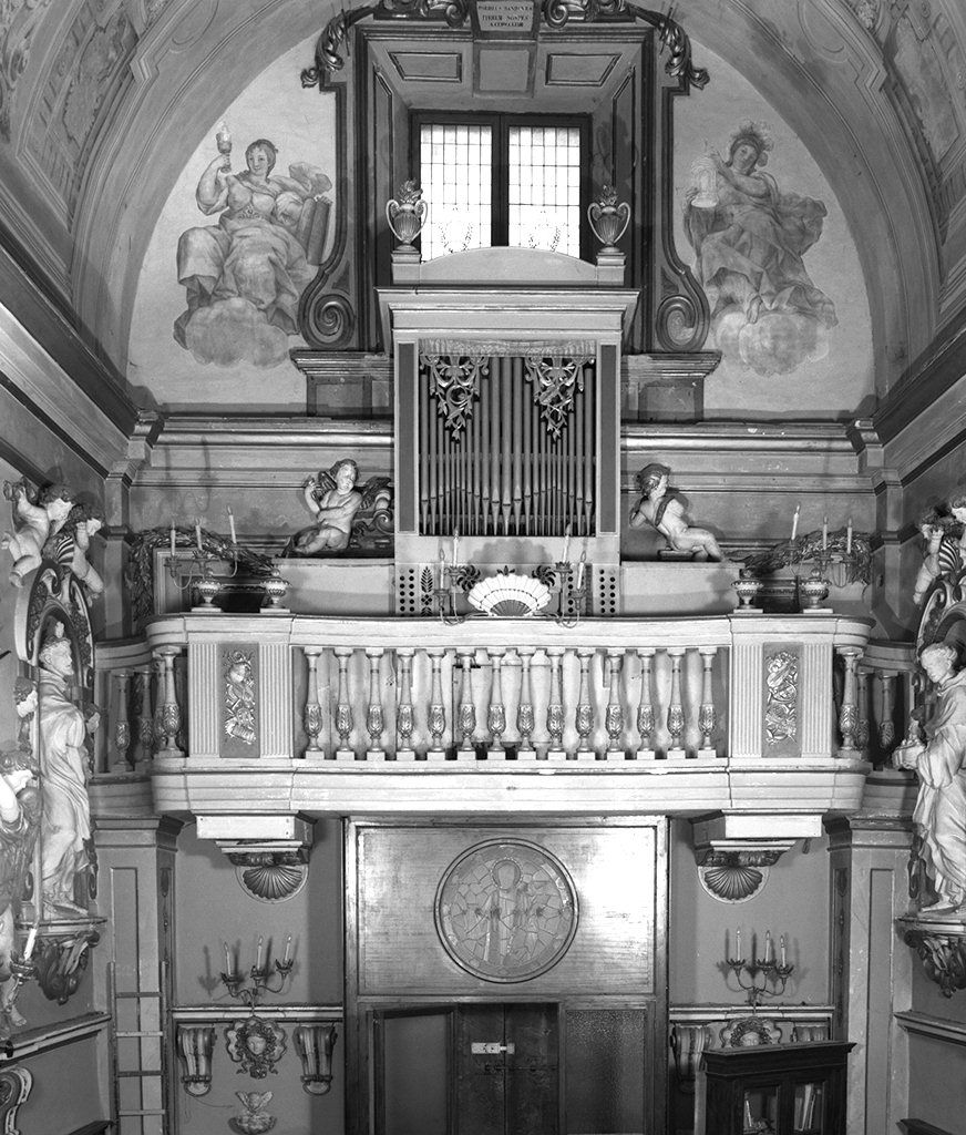 balaustrata, elemento d'insieme - bottega senese (sec. XIX)