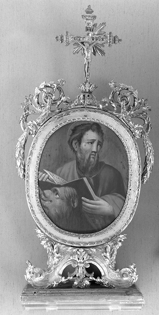 Cristo crocifisso (base processionale) - bottega senese (secc. XVIII/ XIX)