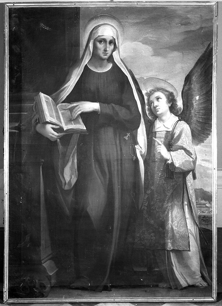 Santa Francesca Romana (dipinto) di Salimbeni Ventura detto Bevilacqua (sec. XVII)