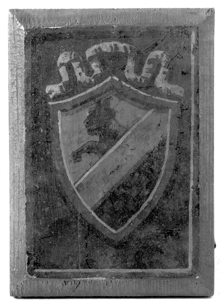 stemma gentilizio (dipinto, elemento d'insieme) - ambito senese (sec. XX)