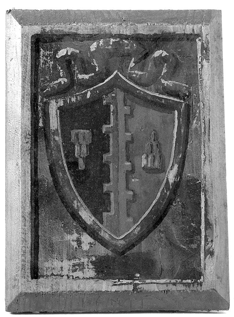 stemma gentilizio della famiglia Panti (dipinto, elemento d'insieme) - ambito senese (sec. XX)