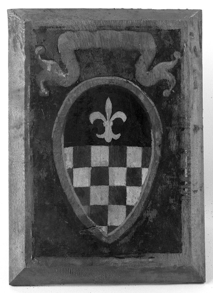 stemma gentilizio (dipinto, elemento d'insieme) - ambito senese (sec. XX)