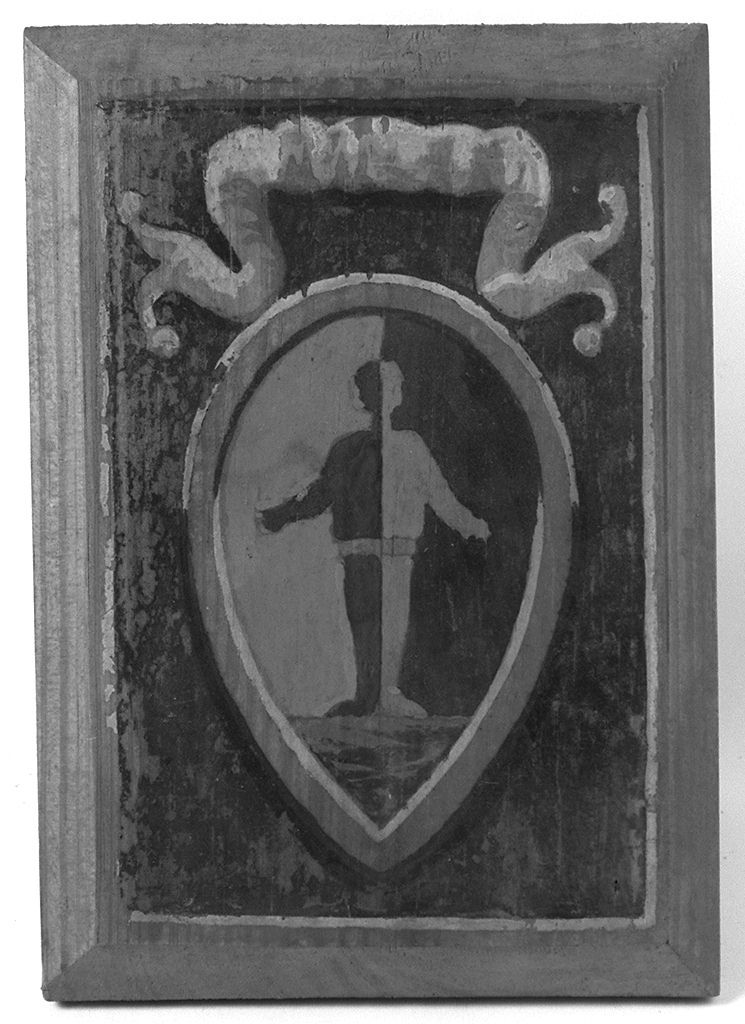 stemma gentilizio (dipinto, elemento d'insieme) - ambito senese (sec. XX)