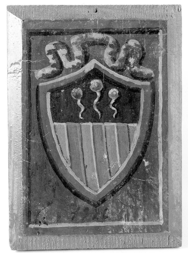 stemma gentilizio (dipinto, elemento d'insieme) - ambito senese (sec. XX)