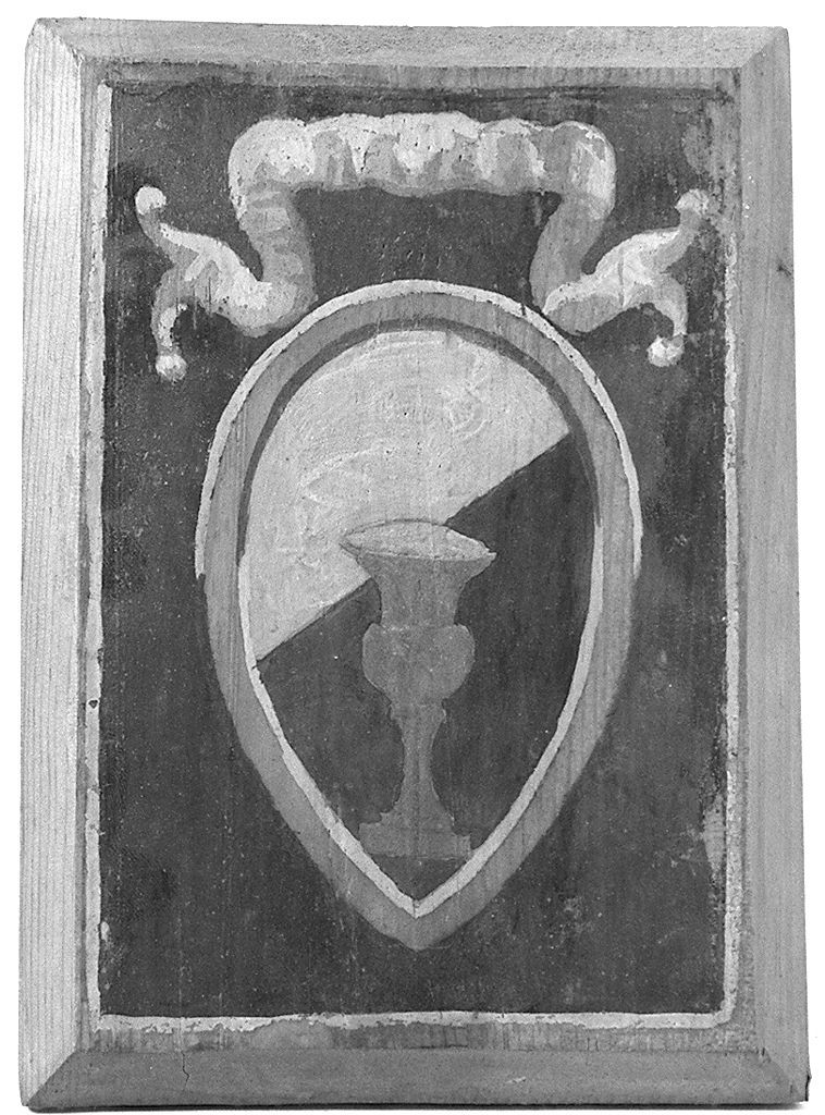 stemma gentilizio (dipinto, elemento d'insieme) - ambito senese (prima metà sec. XX)