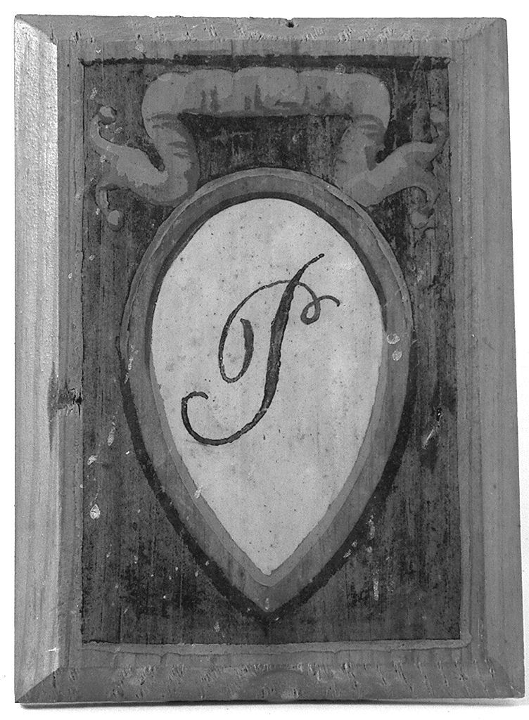 stemma gentilizio (dipinto, elemento d'insieme) - ambito senese (prima metà sec. XX)