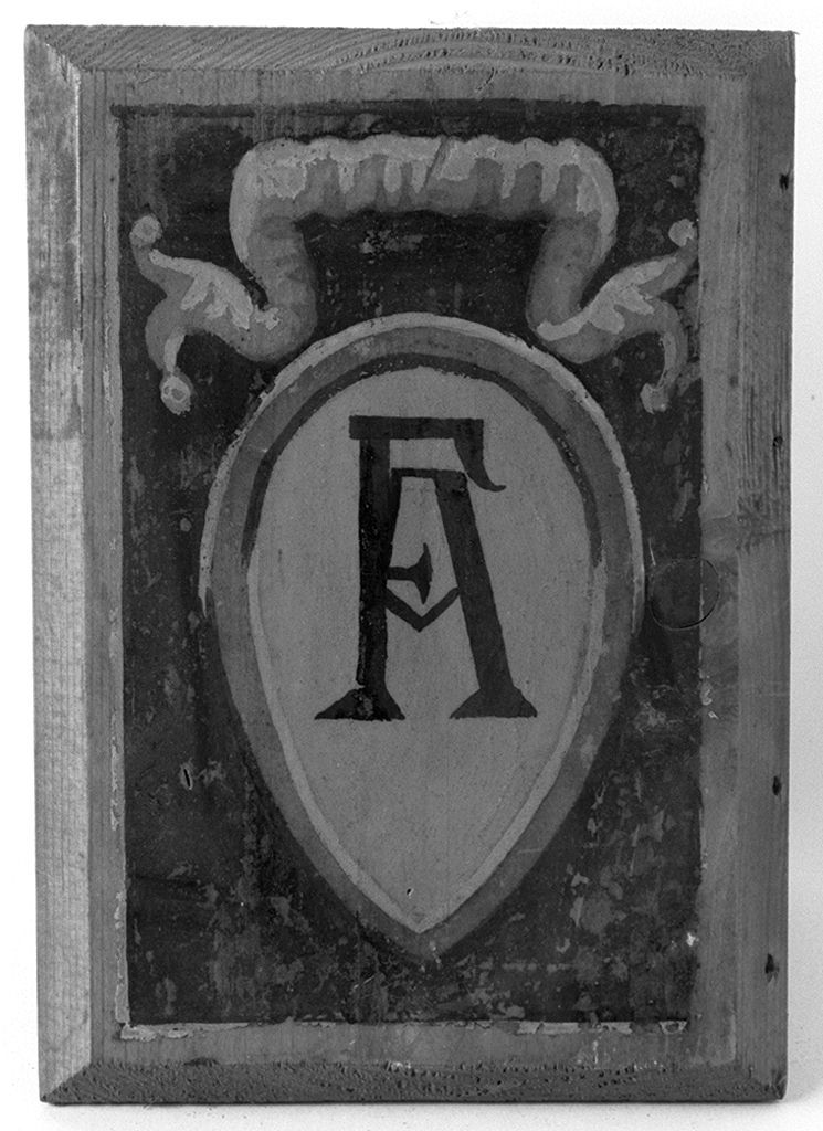 stemma (dipinto, elemento d'insieme) - ambito senese (prima metà sec. XX)