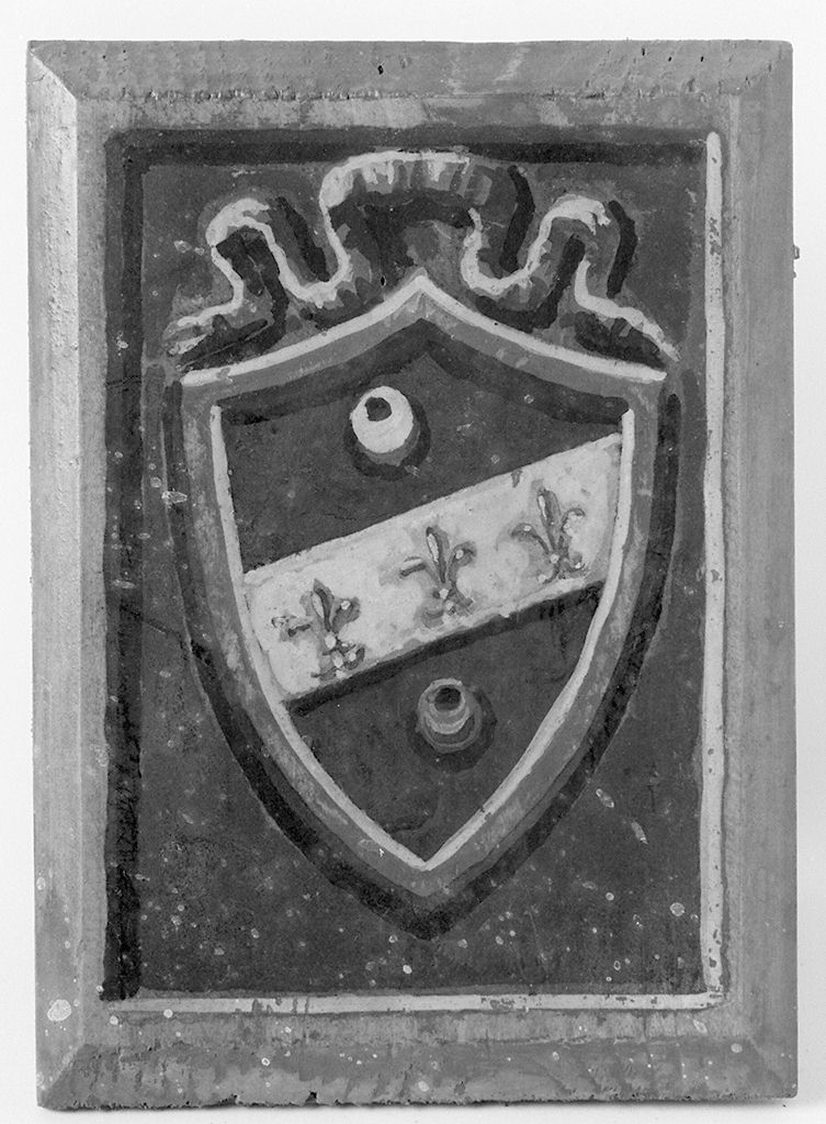 stemma (dipinto, elemento d'insieme) - ambito senese (prima metà sec. XX)