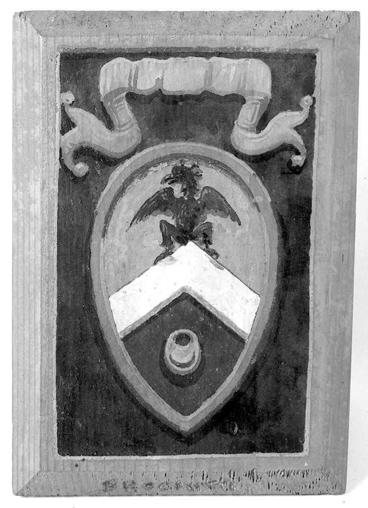 stemma (dipinto, elemento d'insieme) - ambito senese (prima metà sec. XX)