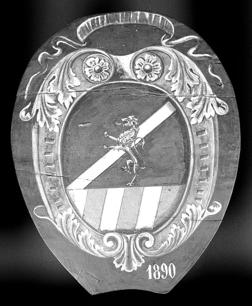 stemma gentilizio (dipinto) - ambito senese (sec. XIX)