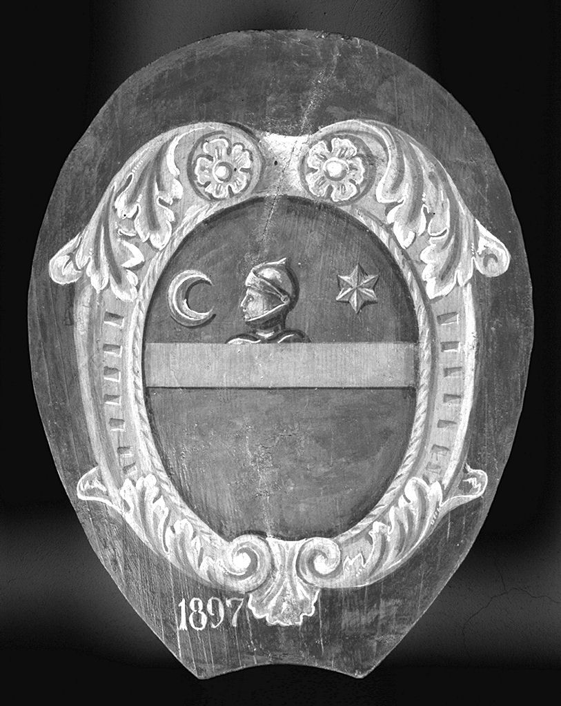 stemma gentilizio (dipinto) - ambito senese (sec. XIX)