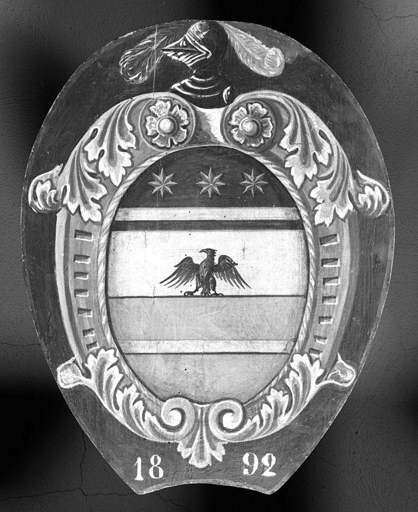 stemma gentilizio (dipinto) - ambito senese (sec. XIX)