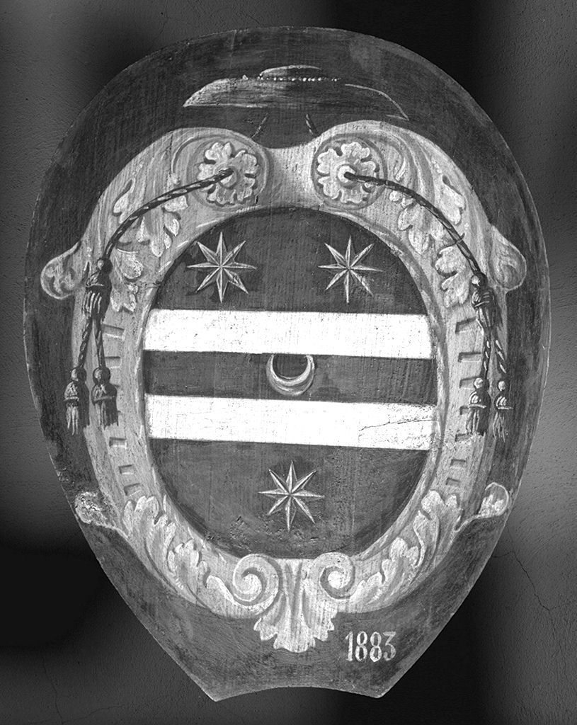 stemma gentilizio (dipinto) - ambito senese (sec. XIX)