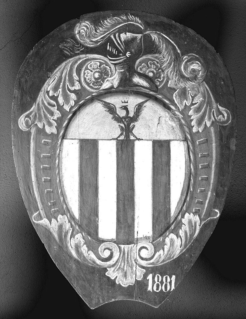 stemma gentilizio (dipinto) - ambito senese (sec. XIX)