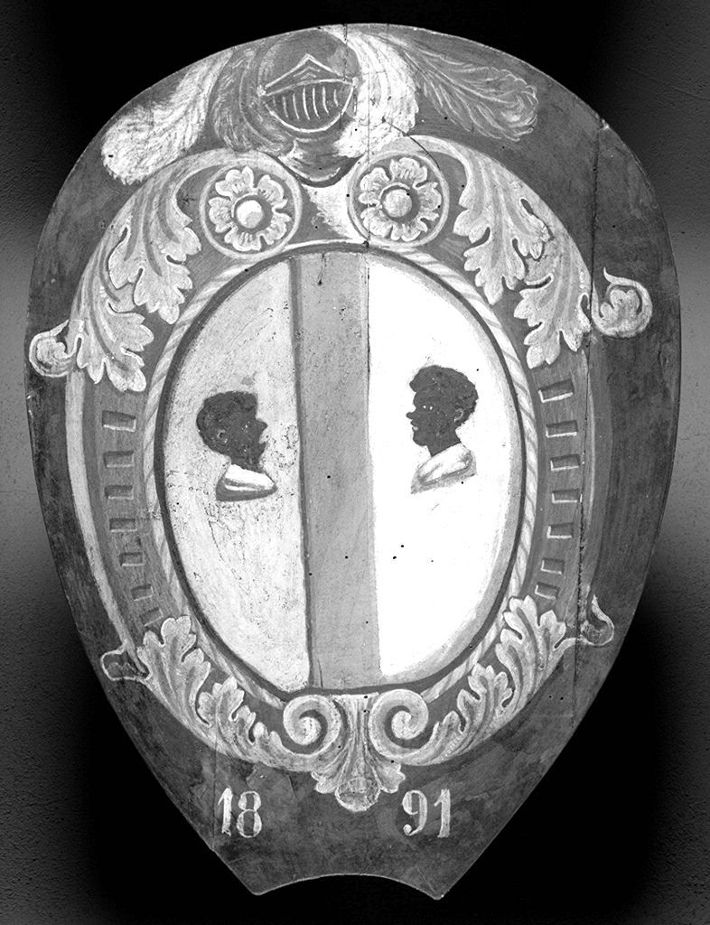 stemma gentilizio (dipinto) - ambito senese (sec. XIX)