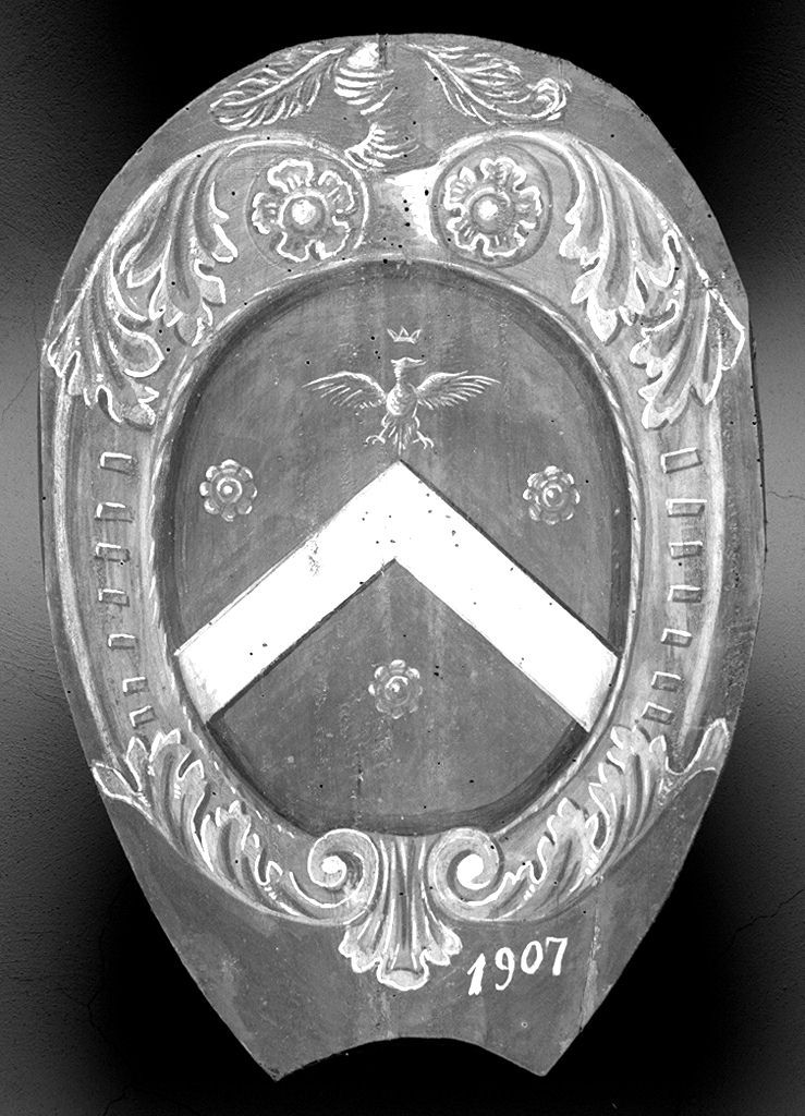 stemma gentilizio (dipinto) - ambito senese (sec. XX)