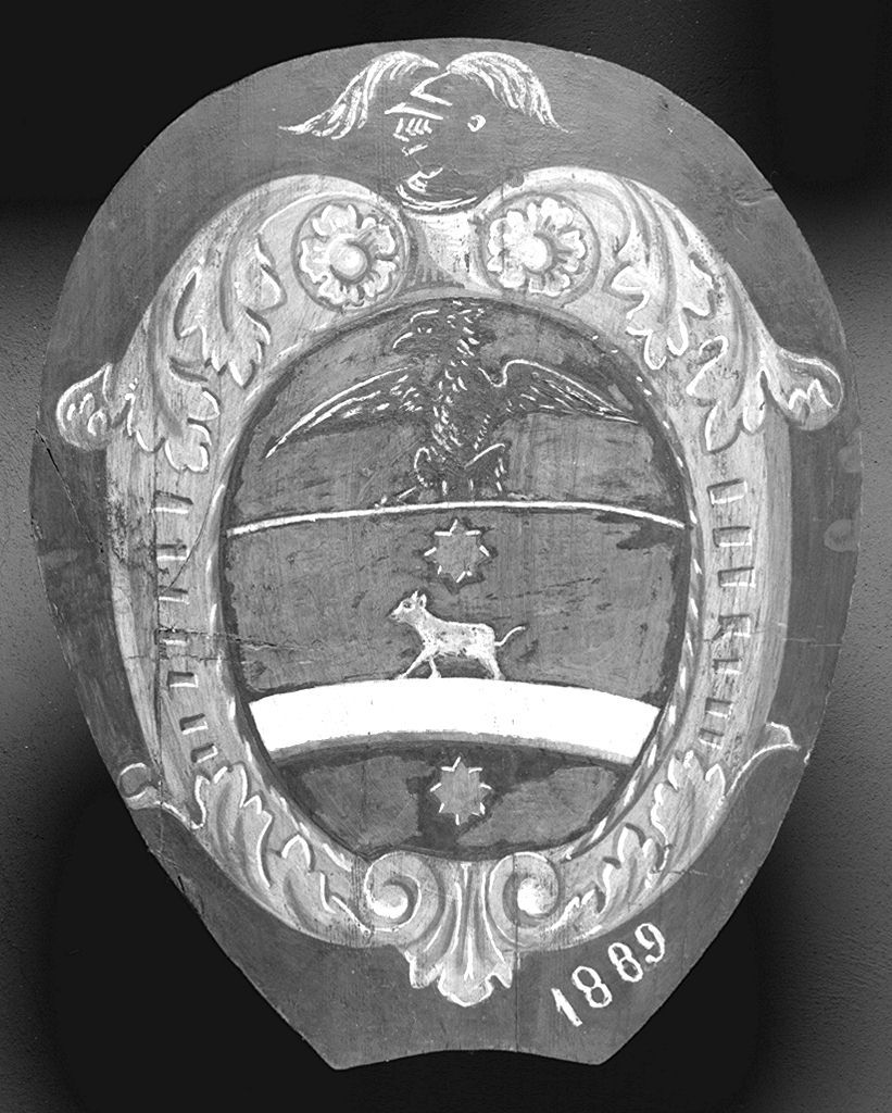 stemma gentilizio (dipinto) - ambito senese (sec. XIX)