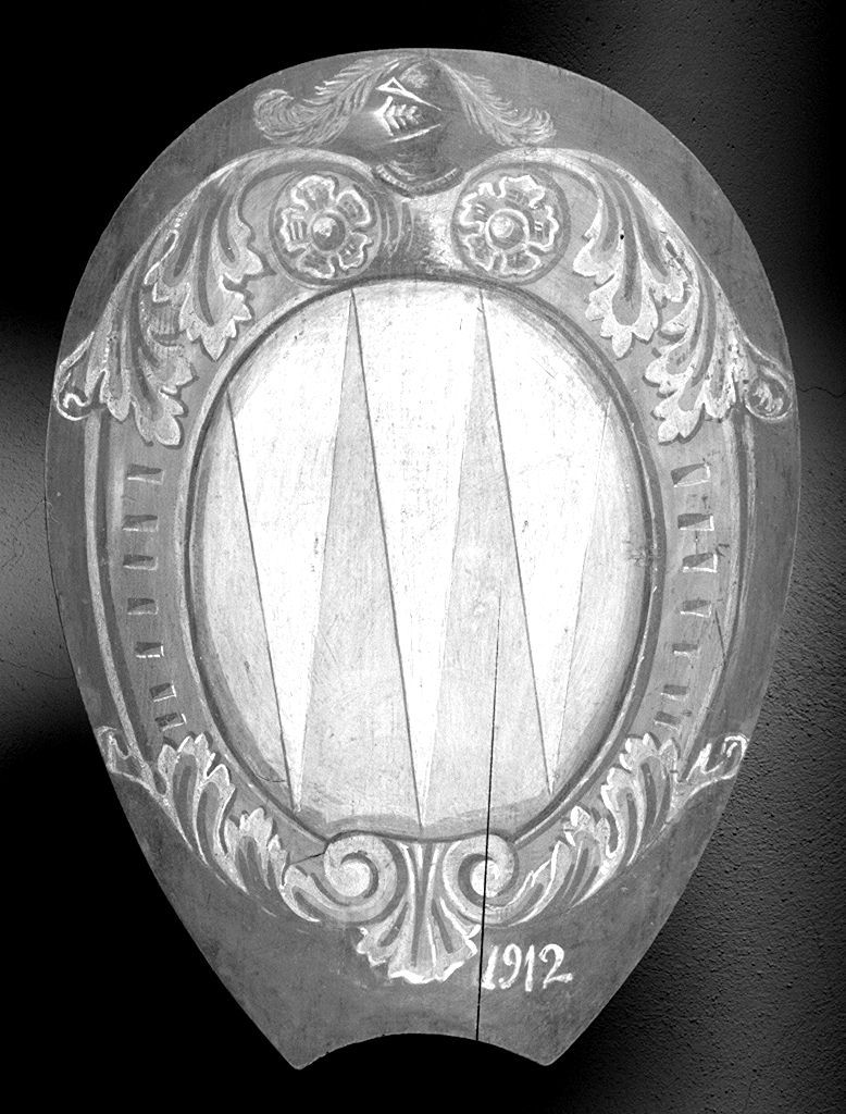 stemma gentilizio (dipinto) - ambito senese (sec. XX)