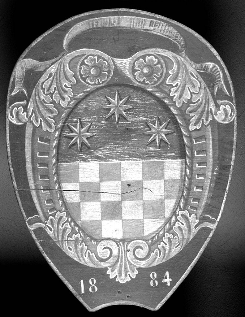 stemma gentilizio (dipinto) - ambito senese (sec. XIX)