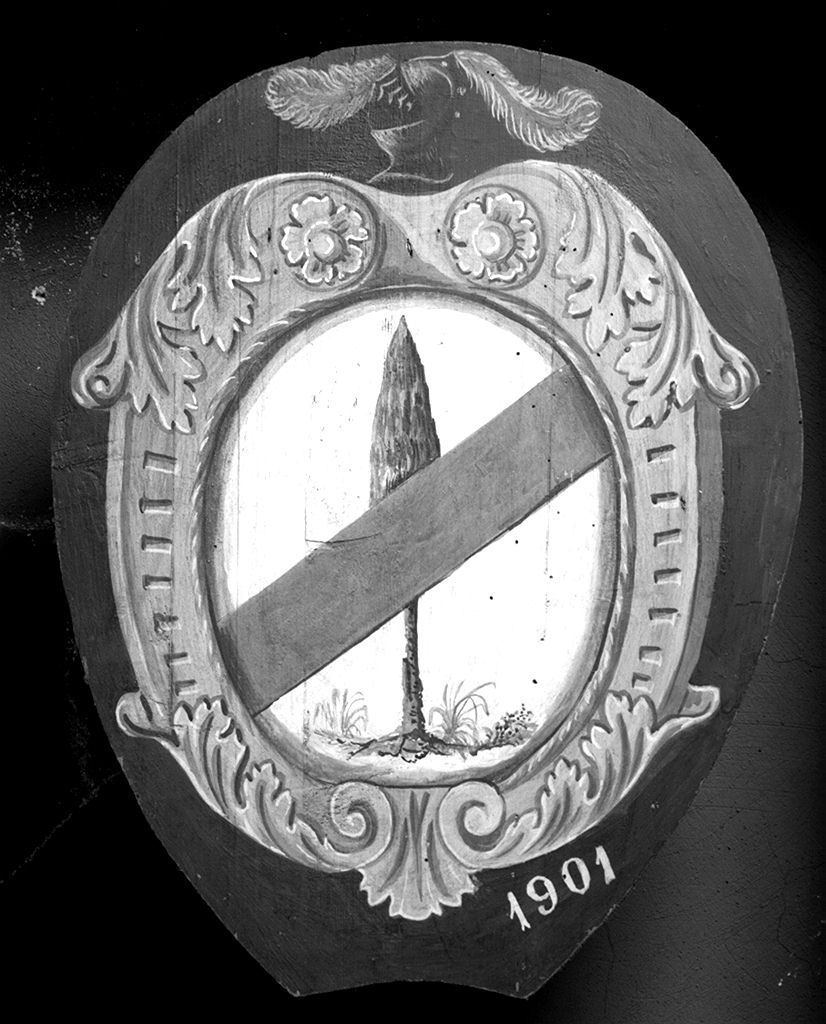 stemma gentilizio (dipinto) - ambito senese (sec. XX)