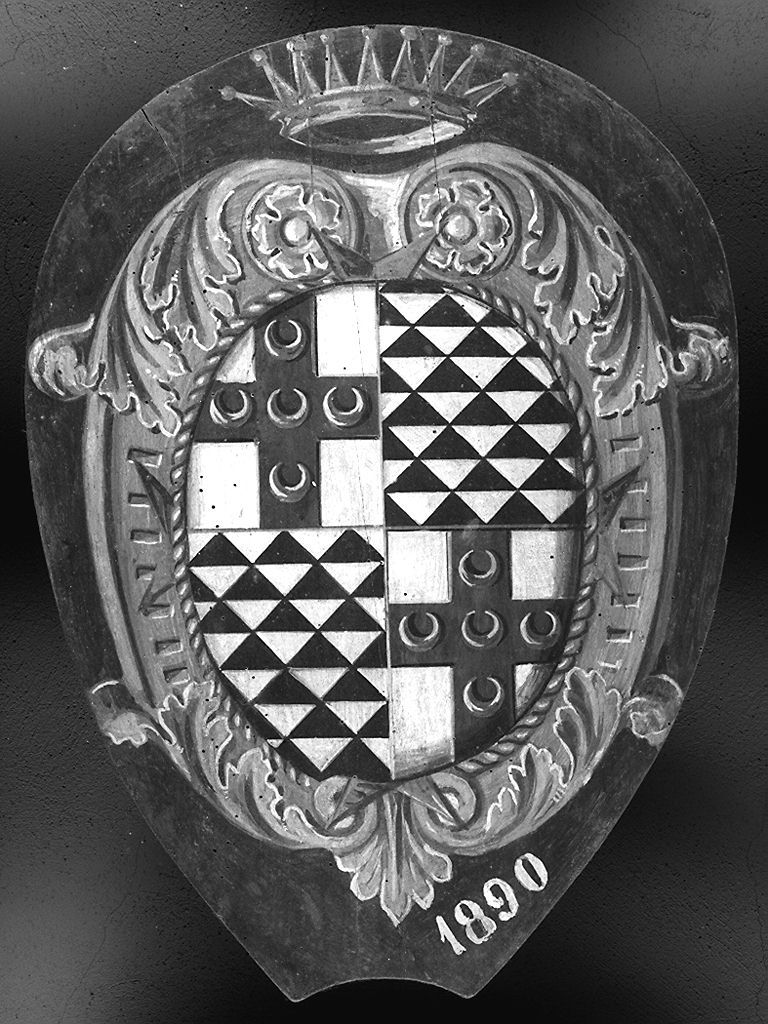 stemma gentilizio (dipinto) - ambito senese (sec. XIX)