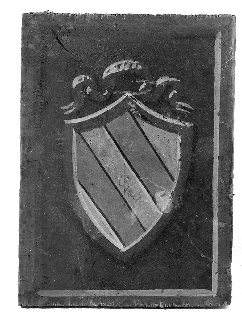 stemma gentilizio della famiglia Bellucci (dipinto) - ambito senese (secc. XIX/ XX)