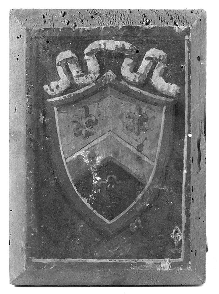 stemma gentilizio (dipinto) - ambito senese (sec. XX)