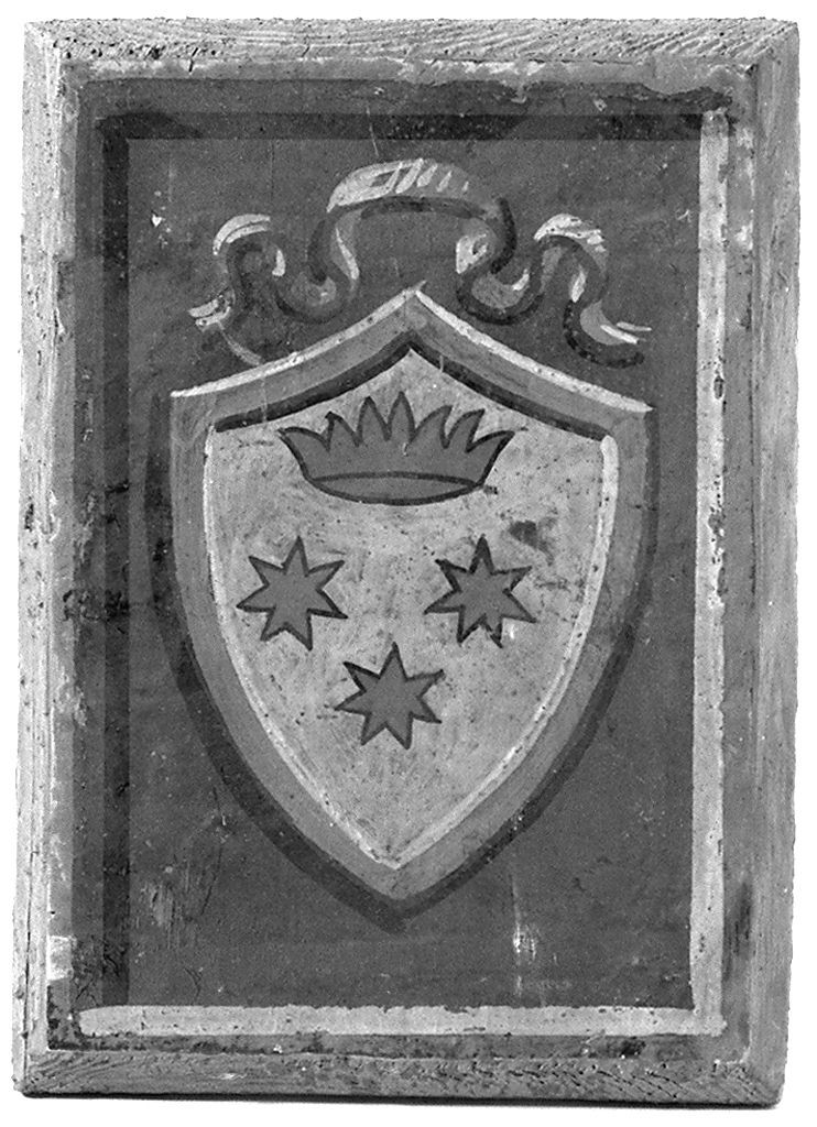 stemma gentilizio (dipinto) - ambito senese (primo quarto sec. XX)