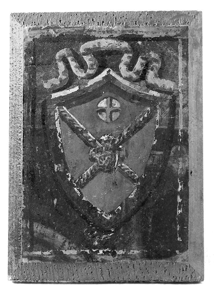 stemma gentilizio (dipinto) - ambito senese (sec. XX)