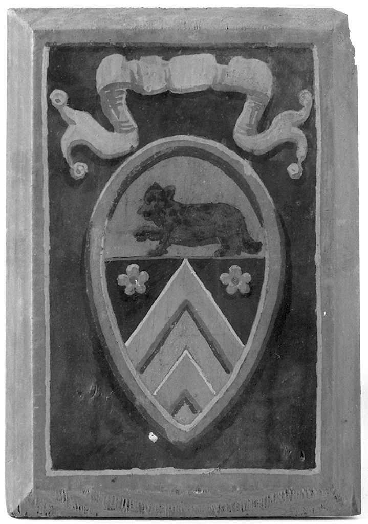 stemma gentilizio (dipinto) - ambito senese (secc. XIX/ XX)