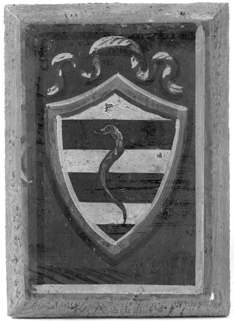 stemma gentilizio (dipinto) - ambito senese (secc. XIX/ XX)